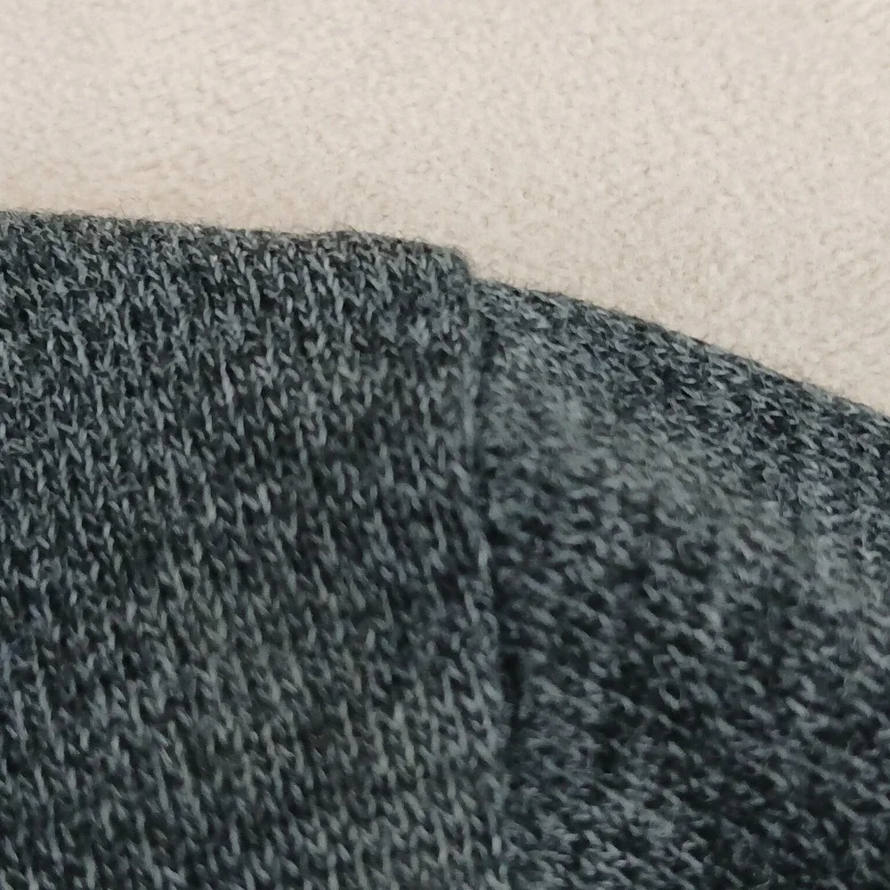 VTG Polo Ralph Lauren Large‎ Mens Polo Sweater Gray FLAWS 23x28